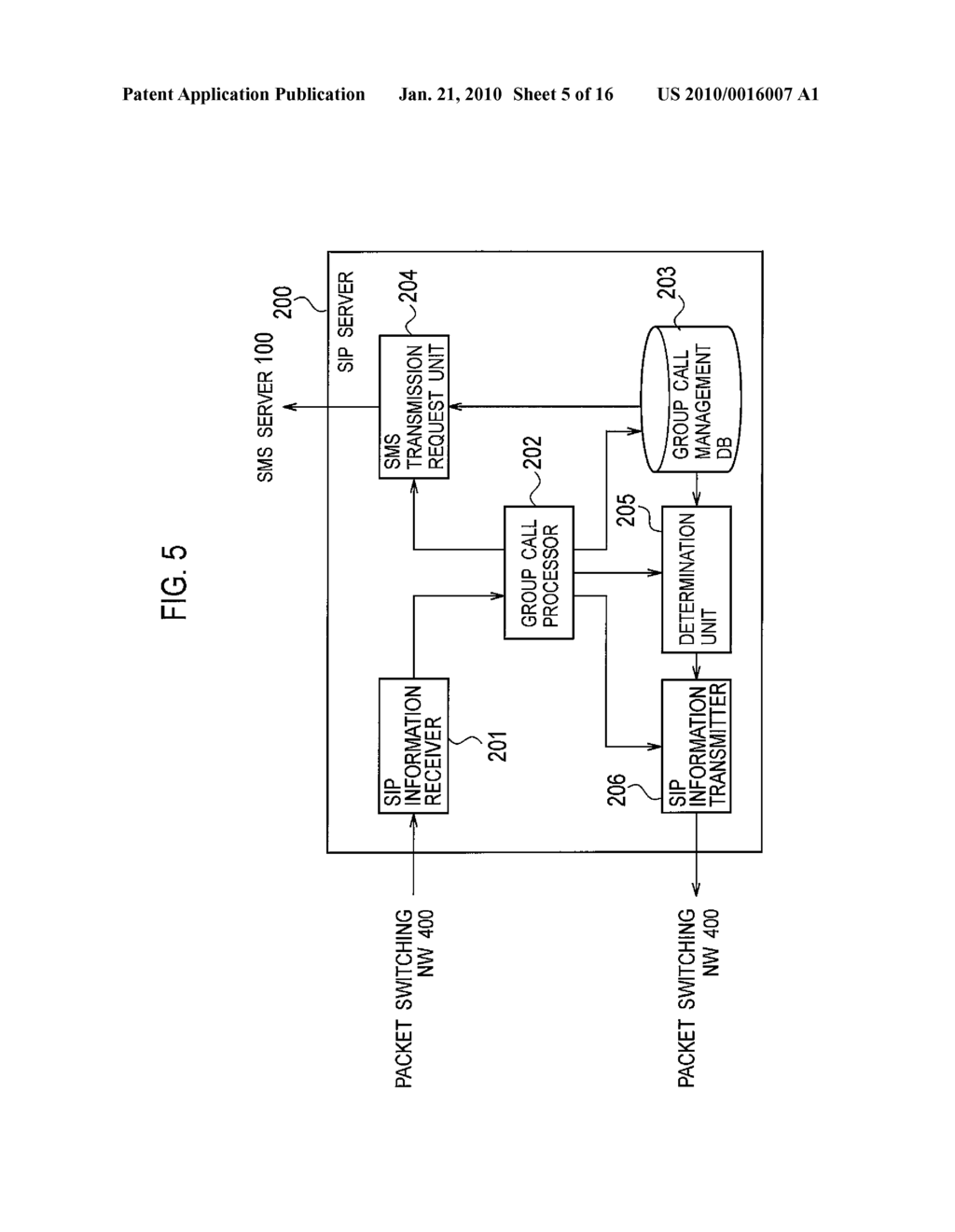 Mobile Phone Terminal, Server, and Group Call System - diagram, schematic, and image 06