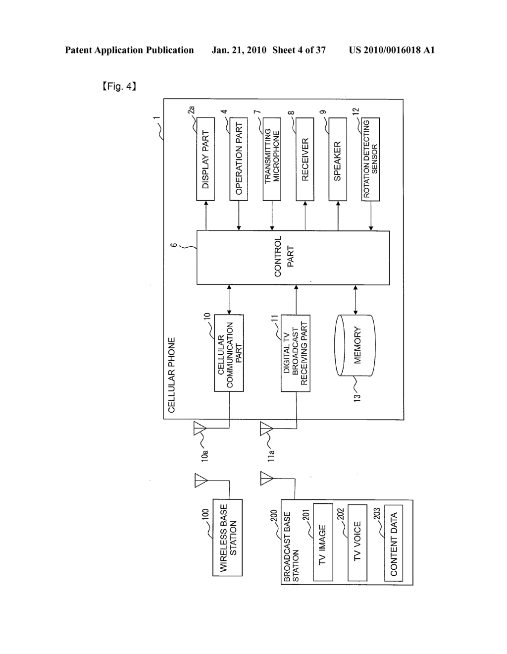 DIGITAL TV BROADCAST SYSTEM AND CELLULAR PHONE - diagram, schematic, and image 05