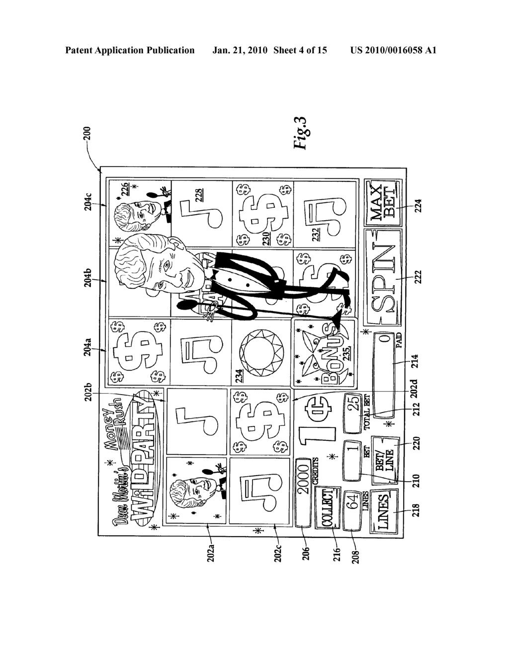 WAGERING GAME WITH MULTIPLE REELS FORMING MULTIPLE SYMBOL ARRAYS - diagram, schematic, and image 05