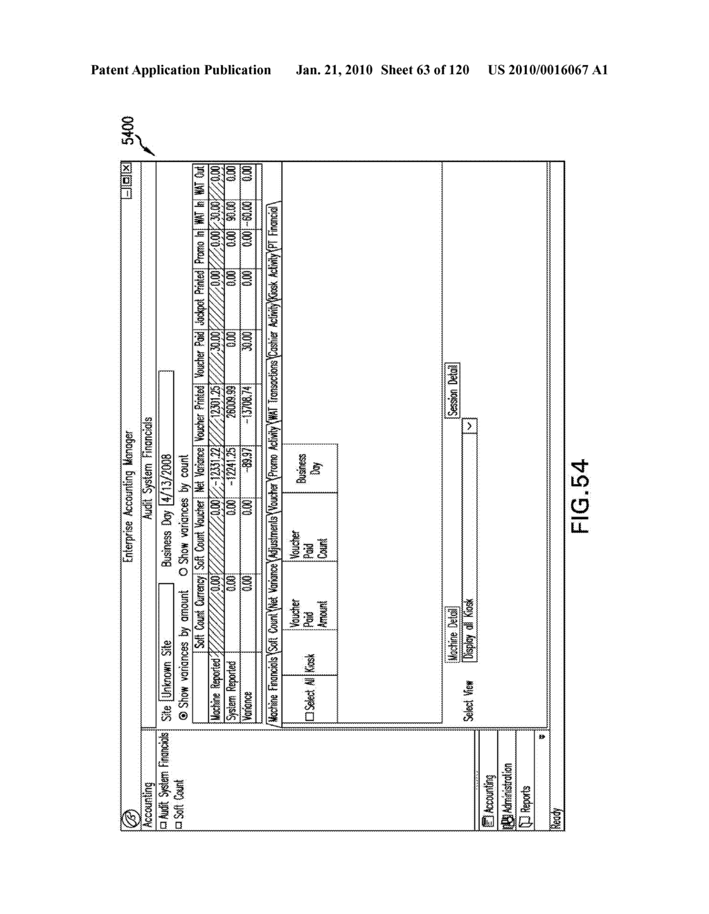 NETWORKED GAMING SYSTEM WITH ENTERPRISE ACCOUNTING METHODS AND APPARATUS - diagram, schematic, and image 64