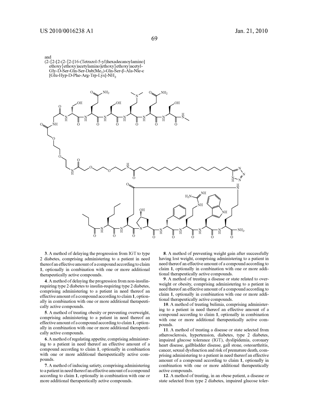 Peptides for Use in the Treatment of Obesity - diagram, schematic, and image 70