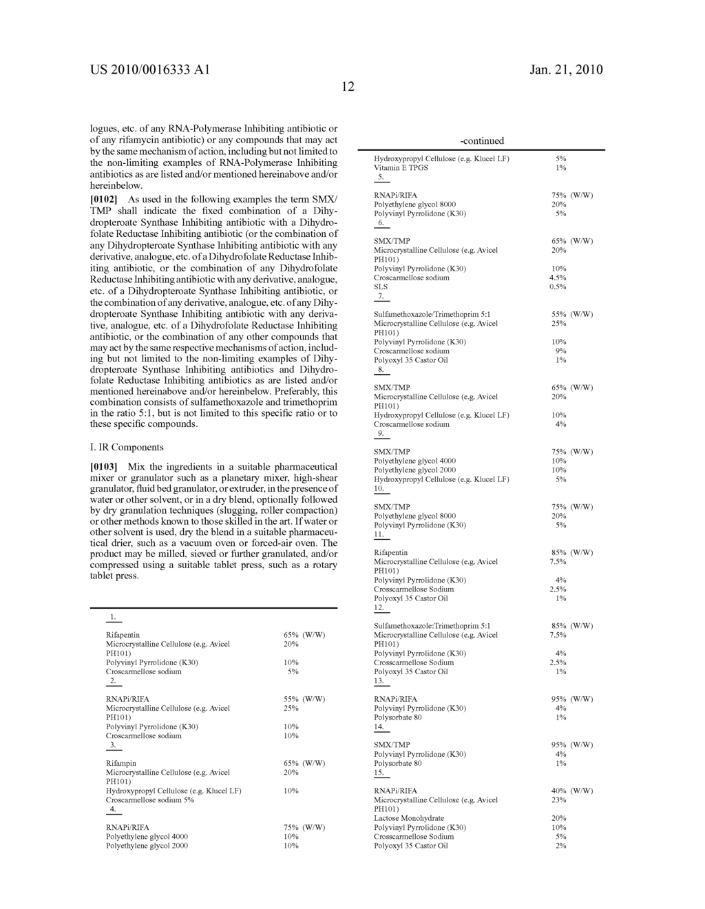 Once-a-day (RNA-Polymerase Inhibiting or phenazine) - dihydropteroate synthase inhibiting - dihydrofolate reductase inhibiting antibiotic pharmaceutical product, formulation thereof, and use thereof in treating infection caused by Methicillin-Resistant Staphylococcus aureus - diagram, schematic, and image 13