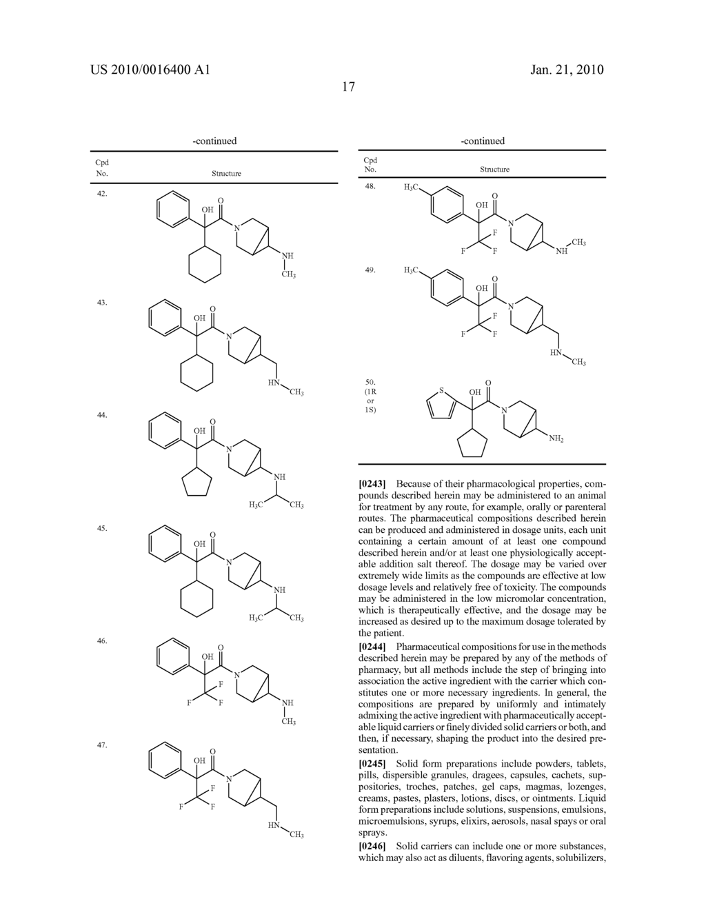 AZABICYCLIC MUSCARINIC RECEPTOR ANTAGONISTS - diagram, schematic, and image 18