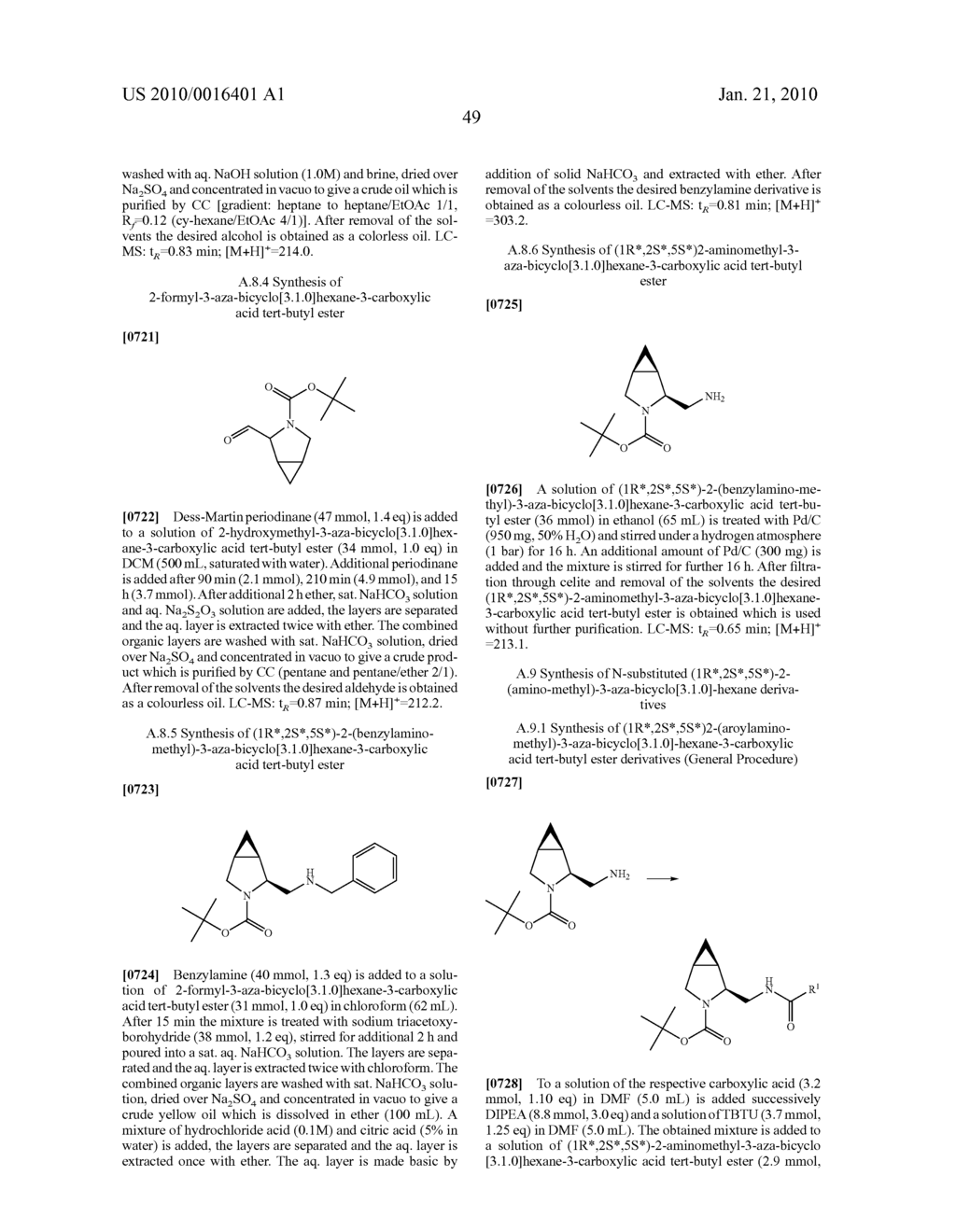 3-AZA-BICYCLO[3.1.0]HEXANE DERIVATIVES - diagram, schematic, and image 50