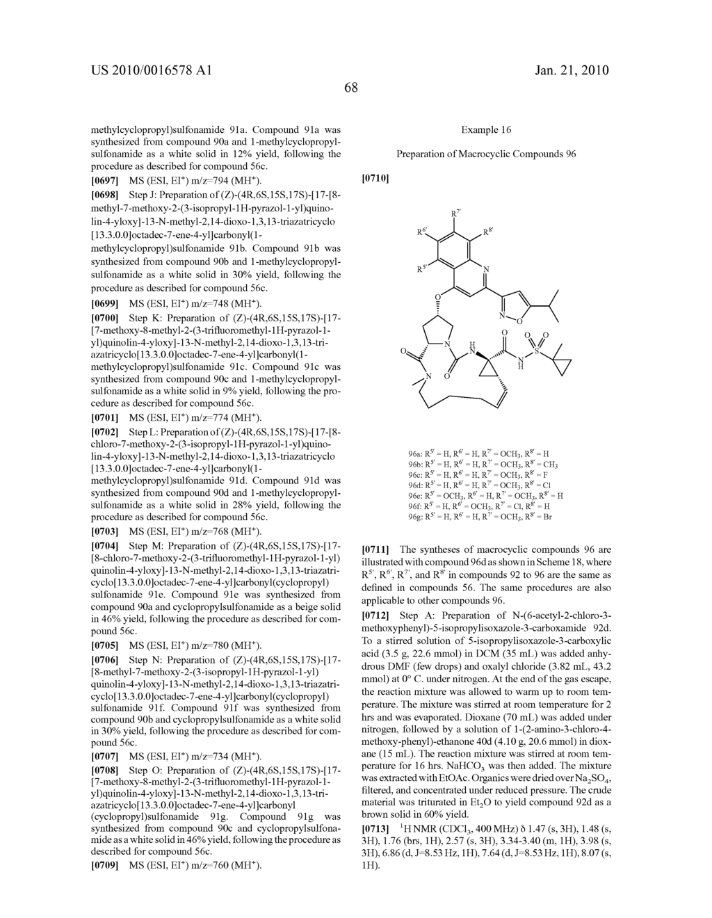 MACROCYCLIC SERINE PROTEASE INHIBITORS - diagram, schematic, and image 69