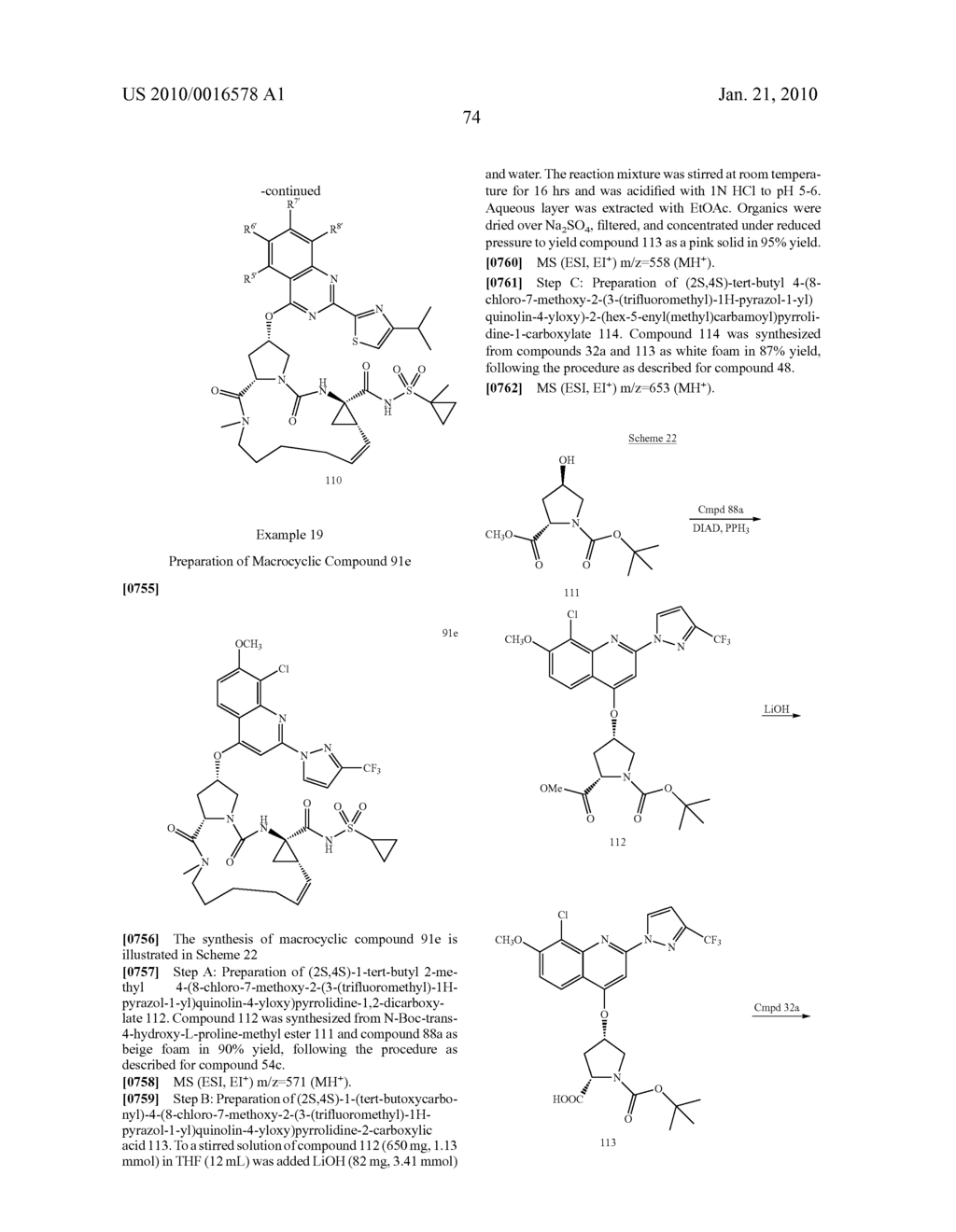 MACROCYCLIC SERINE PROTEASE INHIBITORS - diagram, schematic, and image 75