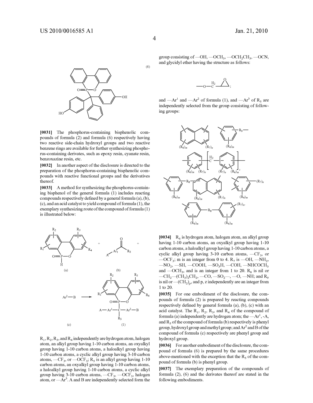 PHOSPHORUS-CONTAINING BISPHENOLS AND PREPARING METHOD THEREOF - diagram, schematic, and image 11