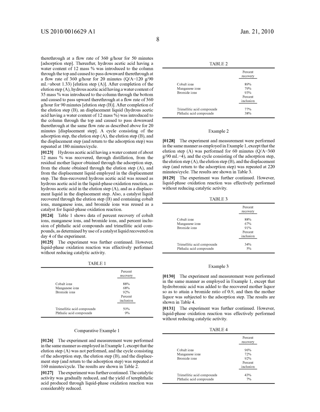 PROCESS FOR PRODUCTION OF TEREPHTHALIC ACID - diagram, schematic, and image 10