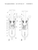 Syringe with Sequentially Moving Plunger Flanges diagram and image