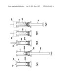 Syringe with Sequentially Moving Plunger Flanges diagram and image