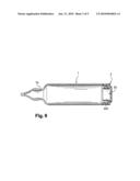 VIAL FOR RECEIVING A PREDEFINED DOSE OF A LIQUID diagram and image