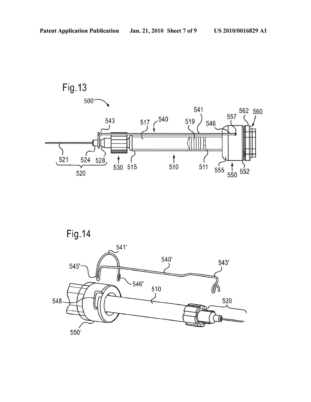 APPARATUS AND METHODS FOR RETAINING A NEEDLE ON A MEDICAL INJECTOR - diagram, schematic, and image 08