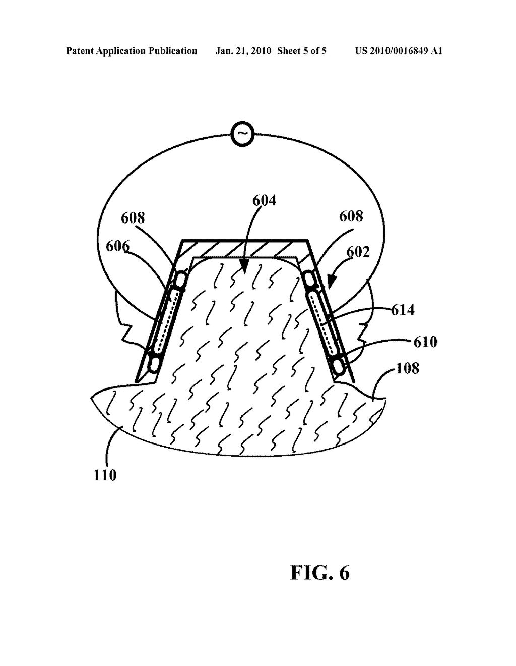 RF ELECTRODE FOR AESTHETIC AND BODY SHAPING DEVICES AND METHOD OF USING SAME - diagram, schematic, and image 06