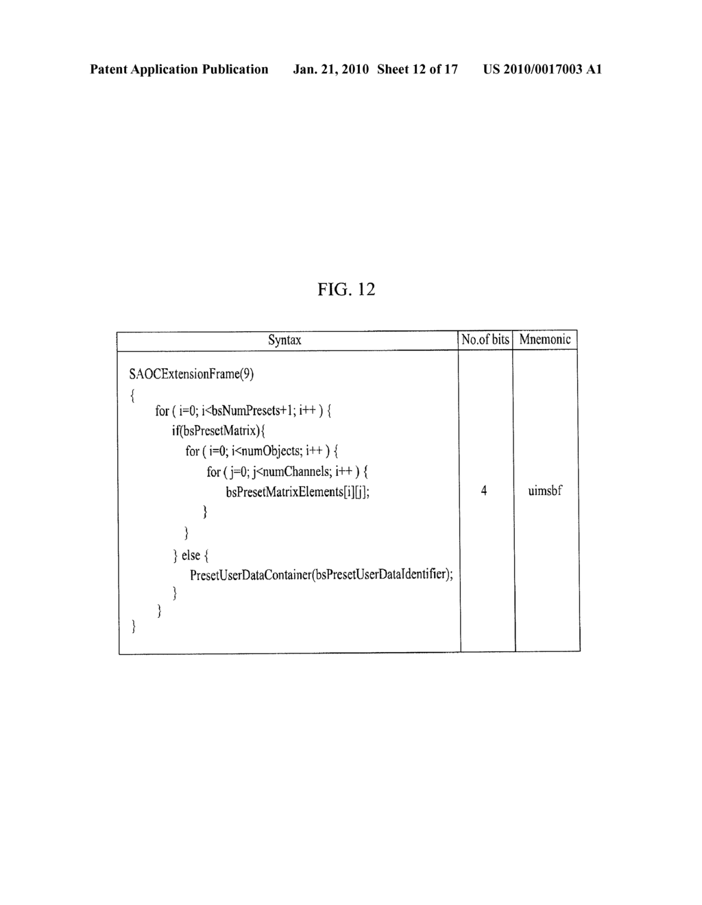 METHOD AND AN APPARATUS FOR PROCESSING AN AUDIO SIGNAL - diagram, schematic, and image 13