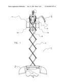 ASSEMBLY OF A MILKING ROBOT WITH A MILKING ROBOT FEEDING PLACE, AND A DEVICE FOR GRIPPING AND DISPLACING MATERIAL diagram and image