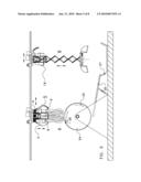 ASSEMBLY OF A MILKING ROBOT WITH A MILKING ROBOT FEEDING PLACE, AND A DEVICE FOR GRIPPING AND DISPLACING MATERIAL diagram and image