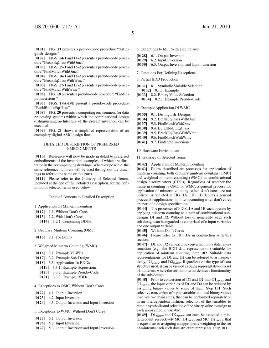 METHOD AND APPARATUS FOR DISTINGUISHING COMBINATIONAL DESIGNS - diagram, schematic, and image 51