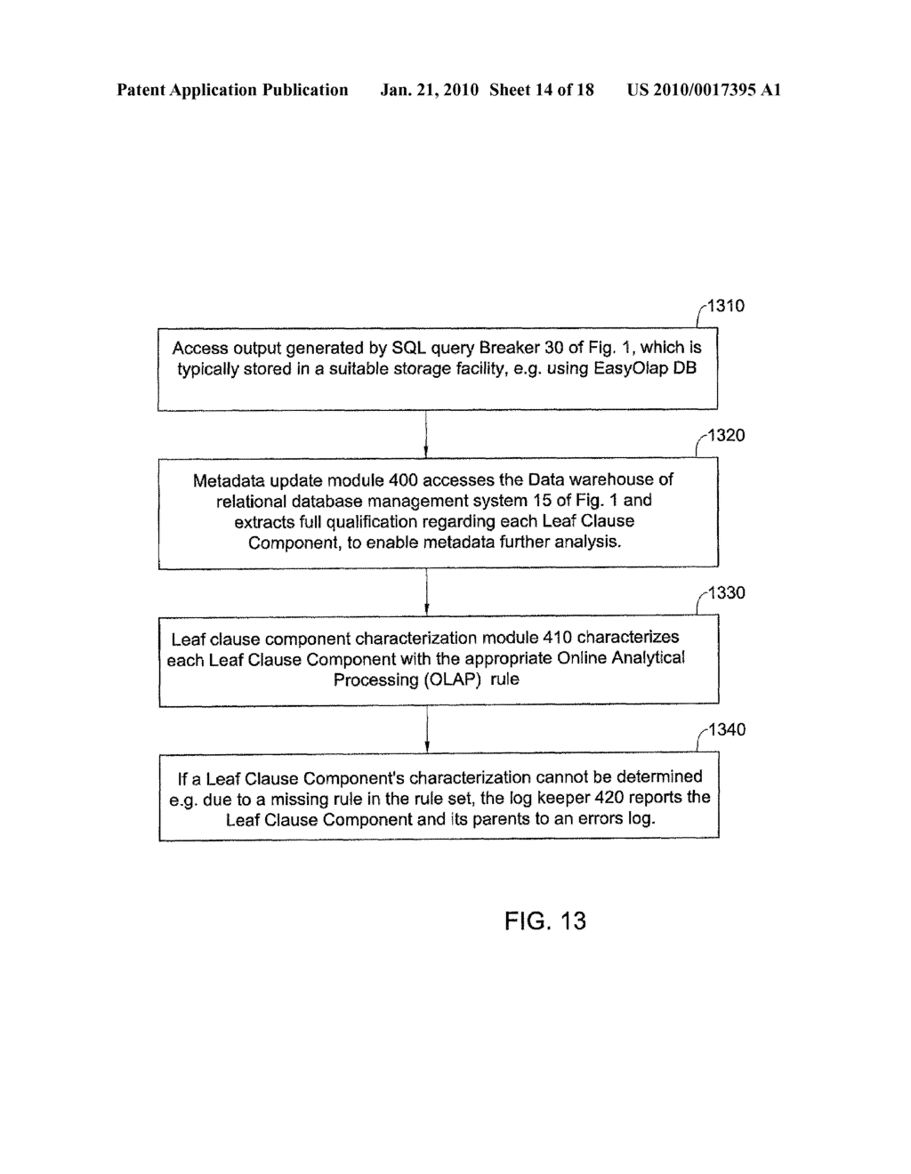 APPARATUS AND METHODS FOR TRANSFORMING RELATIONAL QUERIES INTO MULTI-DIMENSIONAL QUERIES - diagram, schematic, and image 15