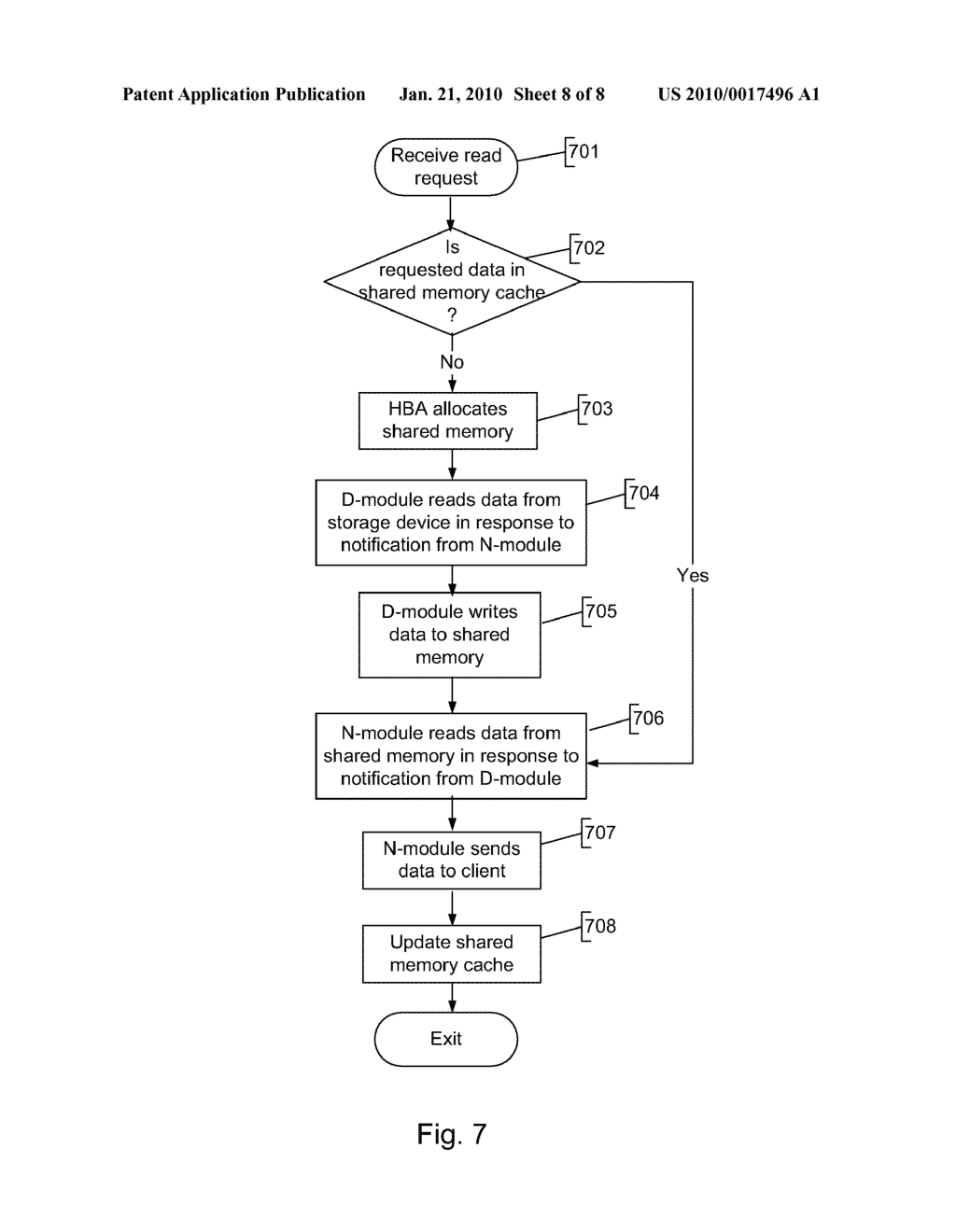 METHOD AND SYSTEM FOR USING SHARED MEMORY WITH OPTIMIZED DATA FLOW TO IMPROVE INPUT/OUTPUT THROUGHOUT AND LATENCY - diagram, schematic, and image 09
