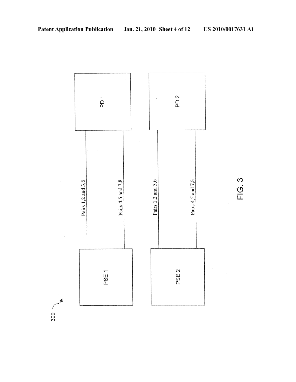 Detection Algorithm for Delivering Inline Power Down Four Pairs of an Ethernet Cable to a Single Powered Device - diagram, schematic, and image 05