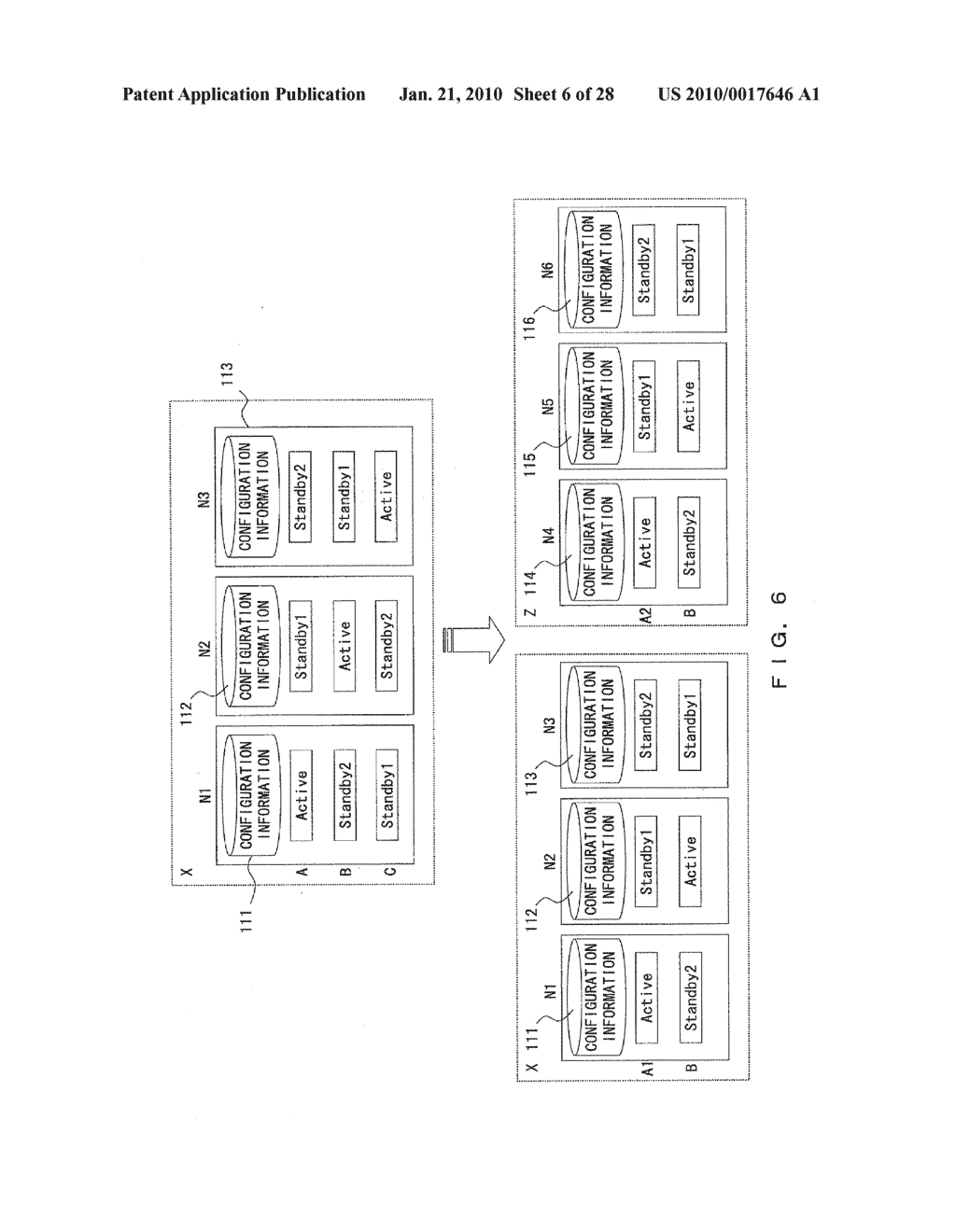 CLUSTER SYSTEM AND NODE SWITCHING METHOD - diagram, schematic, and image 07