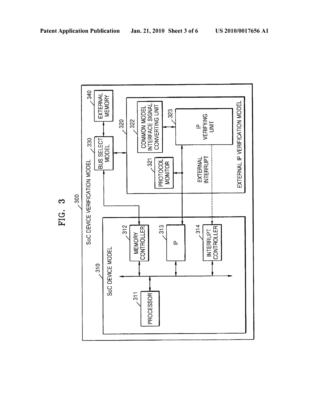 System on chip (SOC) device verification system using memory interface - diagram, schematic, and image 04