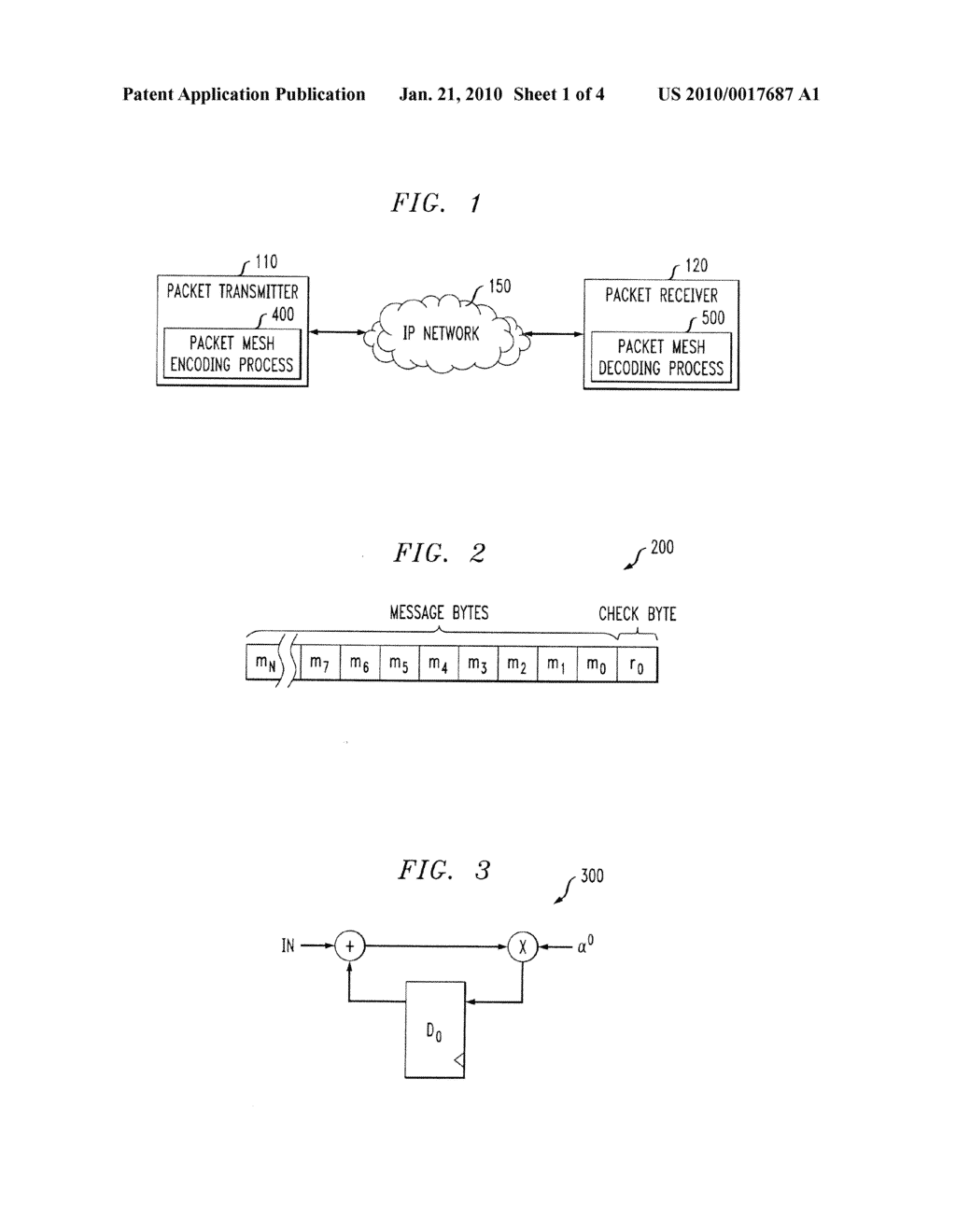 Method and Apparatus for N+1 Packet Level Mesh Protection - diagram, schematic, and image 02