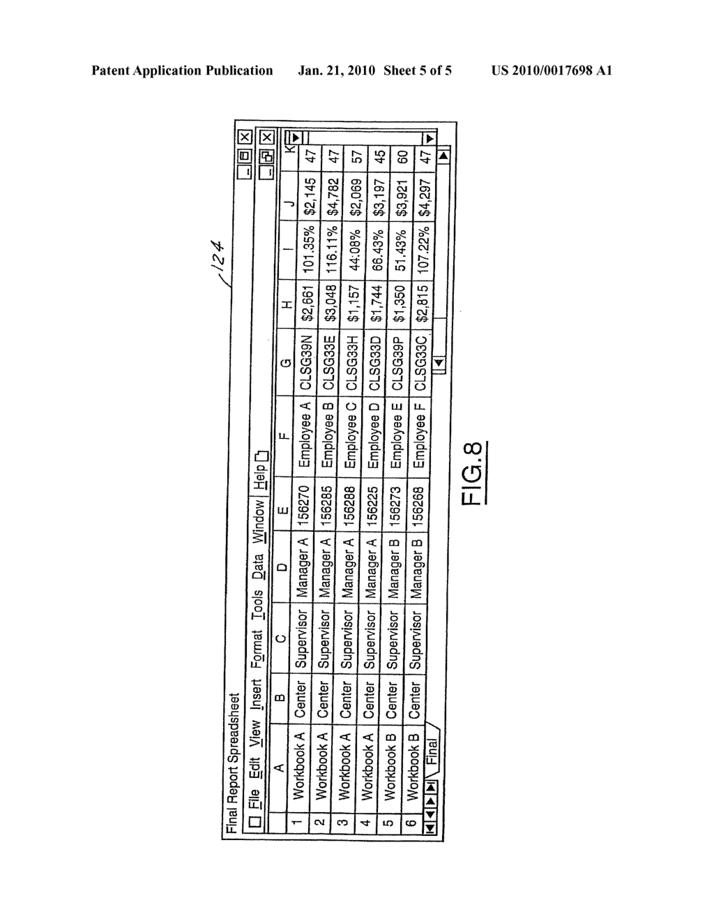 Flexible Multiple Spreadsheet Data Consolidation System - diagram, schematic, and image 06