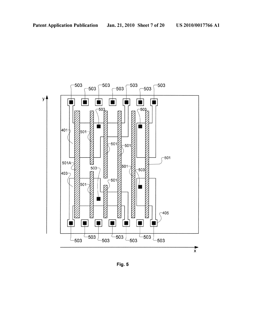 Semiconductor Device Layout Including Cell Layout Having Restricted Gate Electrode Level Layout with Linear Shaped Gate Electrode Layout Features Defined with Minimum End-to-End Spacing and At Least Eight Transistors - diagram, schematic, and image 08