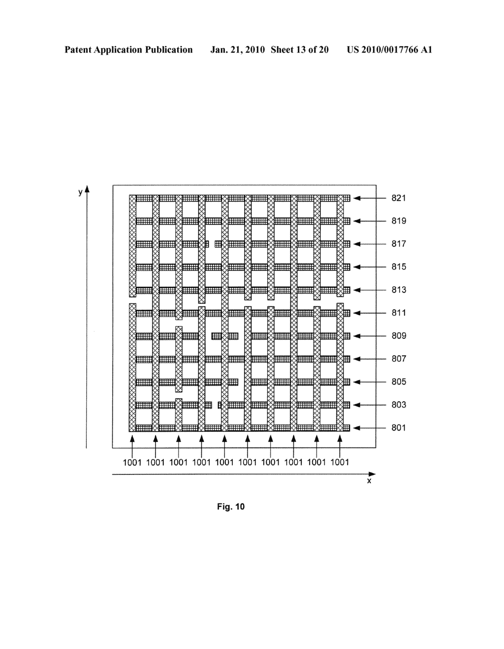 Semiconductor Device Layout Including Cell Layout Having Restricted Gate Electrode Level Layout with Linear Shaped Gate Electrode Layout Features Defined with Minimum End-to-End Spacing and At Least Eight Transistors - diagram, schematic, and image 14