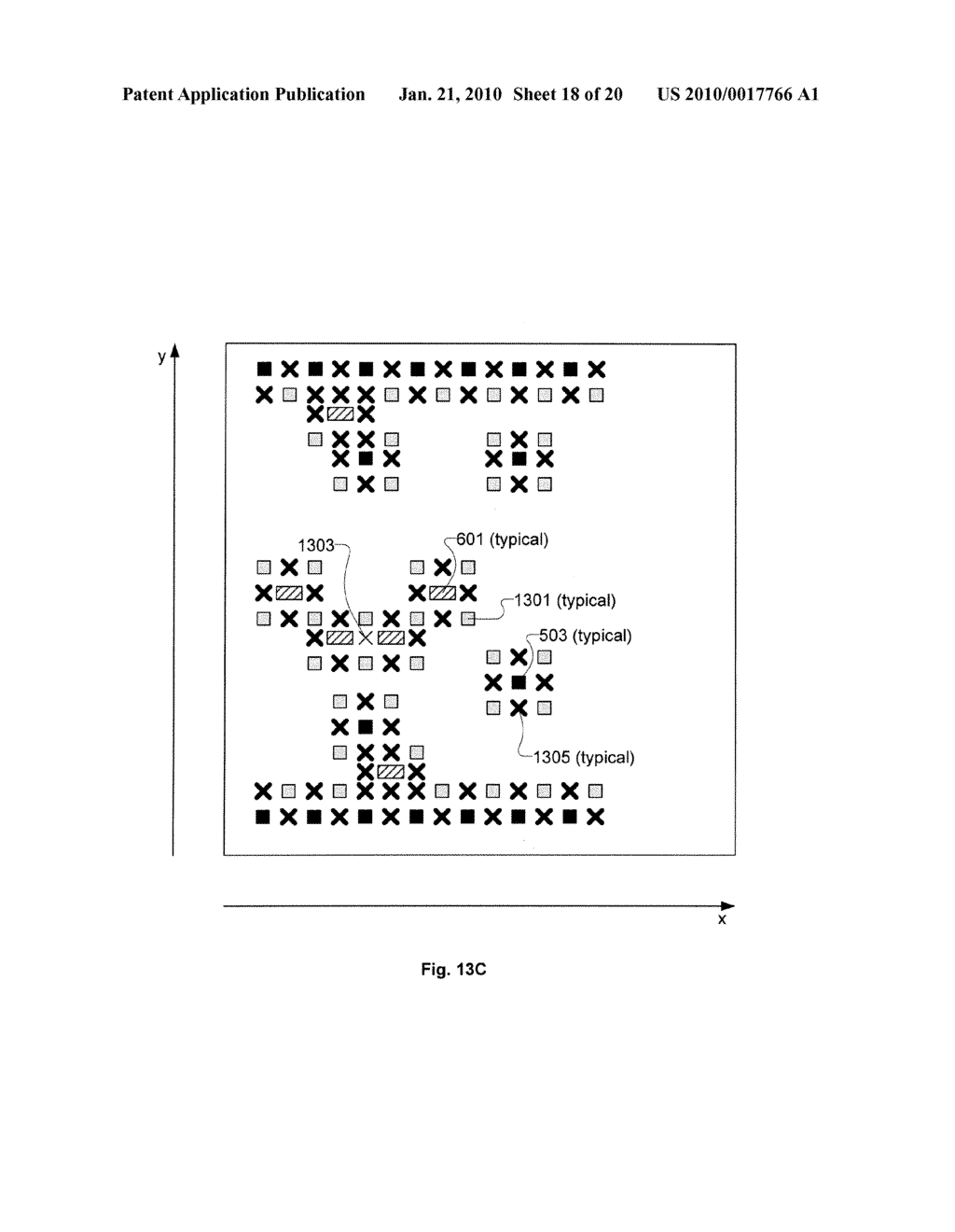 Semiconductor Device Layout Including Cell Layout Having Restricted Gate Electrode Level Layout with Linear Shaped Gate Electrode Layout Features Defined with Minimum End-to-End Spacing and At Least Eight Transistors - diagram, schematic, and image 19