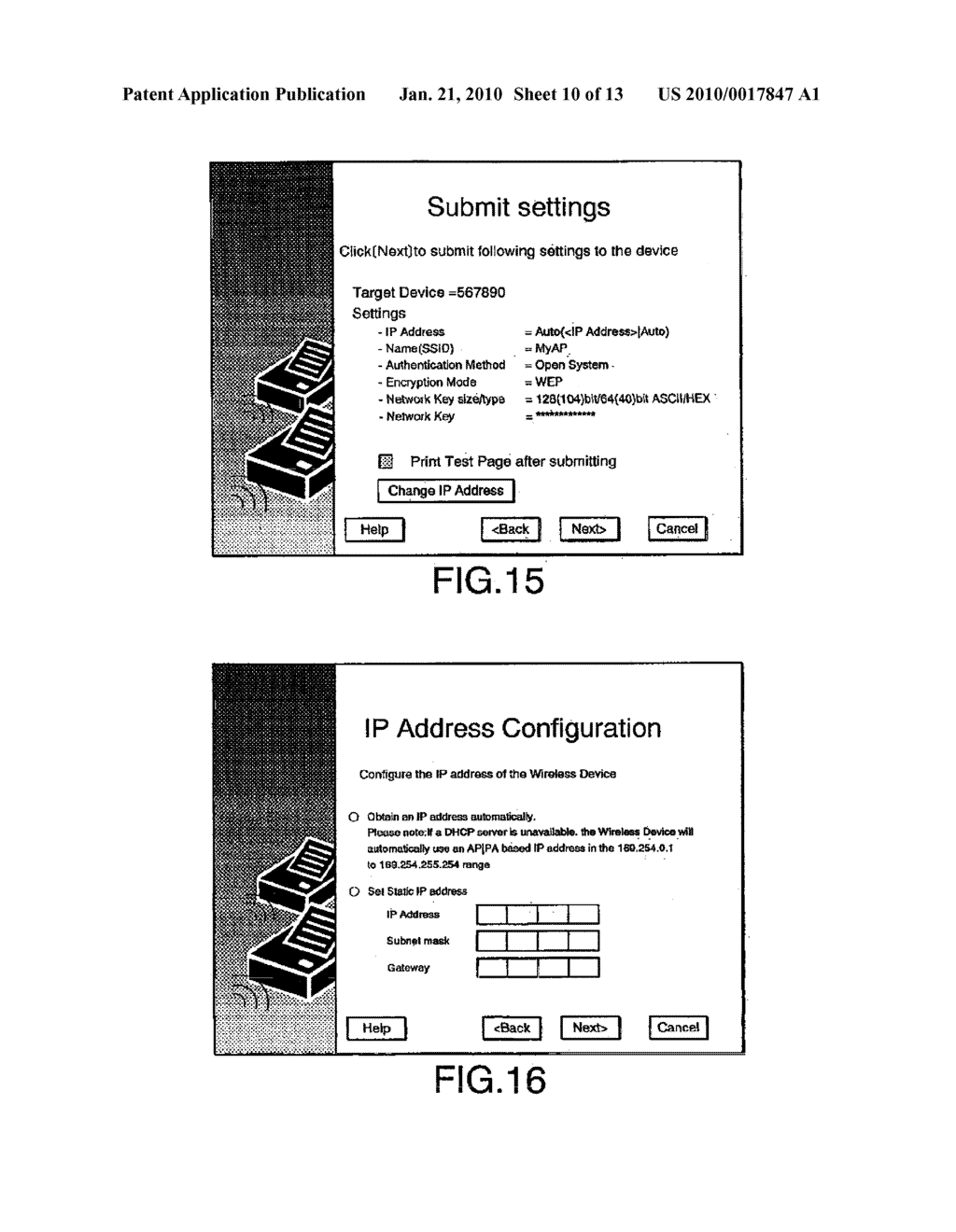 Wireless Connection Setting Program - diagram, schematic, and image 11