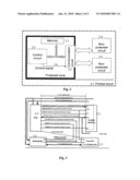 Electronic board provided with security functions and method for ensuring electronic board security diagram and image