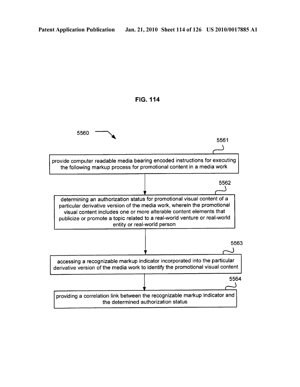 Media markup identifier for alterable promotional segments - diagram, schematic, and image 115