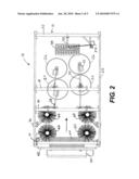 Double wrap around brush set car wash apparatus diagram and image