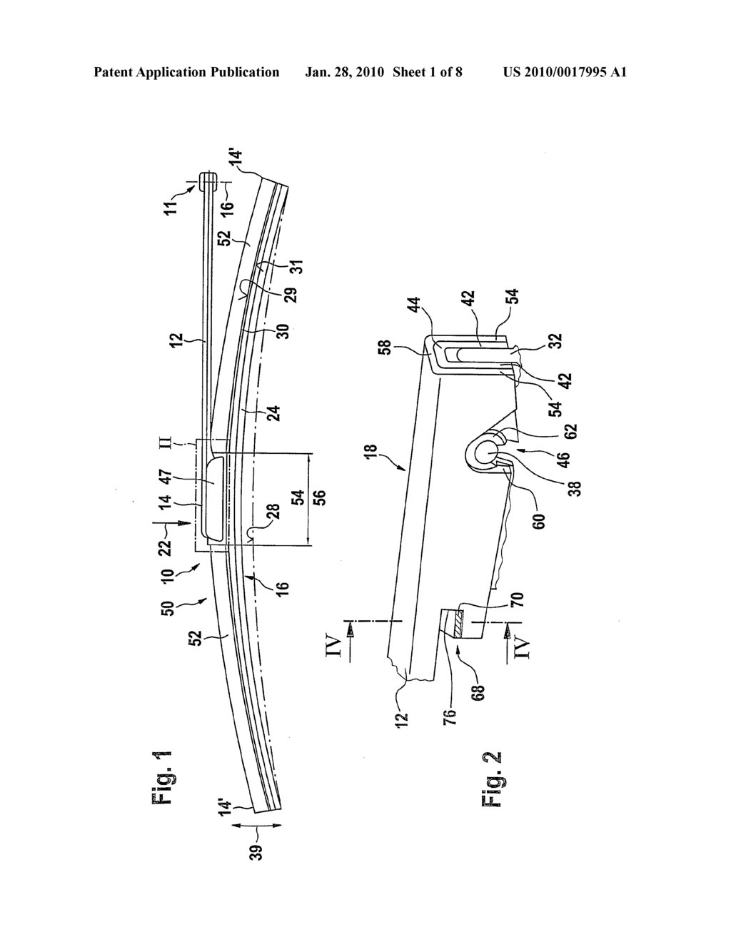 WIPER LEVER COMPRISING A WIPER ARM AND A WIPER BLADE WHICH IS CONNECTED TO THE SAME IN AN ARTICULATED MANNER, FOR CLEANING WINDOWS, ESPECIALLY WINDOWS PERTAINING TO MOTOR VEHICLES - diagram, schematic, and image 02