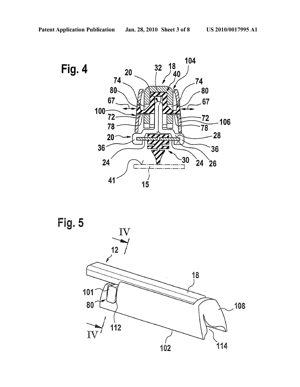 WIPER LEVER COMPRISING A WIPER ARM AND A WIPER BLADE WHICH IS CONNECTED TO THE SAME IN AN ARTICULATED MANNER, FOR CLEANING WINDOWS, ESPECIALLY WINDOWS PERTAINING TO MOTOR VEHICLES - diagram, schematic, and image 04