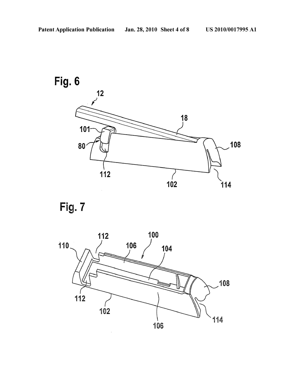 WIPER LEVER COMPRISING A WIPER ARM AND A WIPER BLADE WHICH IS CONNECTED TO THE SAME IN AN ARTICULATED MANNER, FOR CLEANING WINDOWS, ESPECIALLY WINDOWS PERTAINING TO MOTOR VEHICLES - diagram, schematic, and image 05