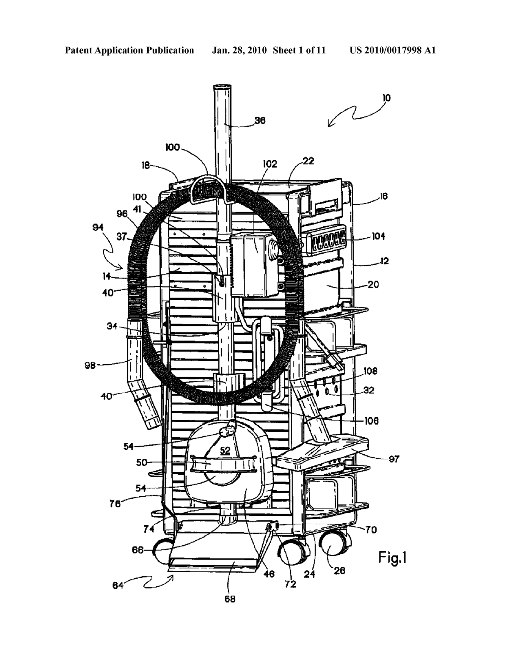 MULTI-USE MOBILE VACUUM CART - diagram, schematic, and image 02