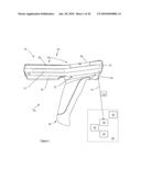 REMOVABLE PISTOL GRIP FOR A PORTABLE TERMINAL diagram and image