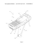 REMOVABLE PISTOL GRIP FOR A PORTABLE TERMINAL diagram and image