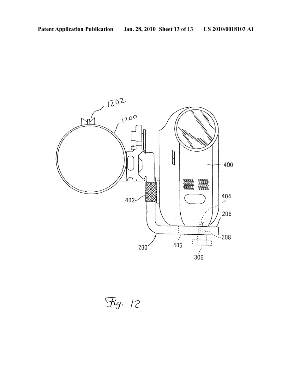 Method of attaching device to weapon - diagram, schematic, and image 14