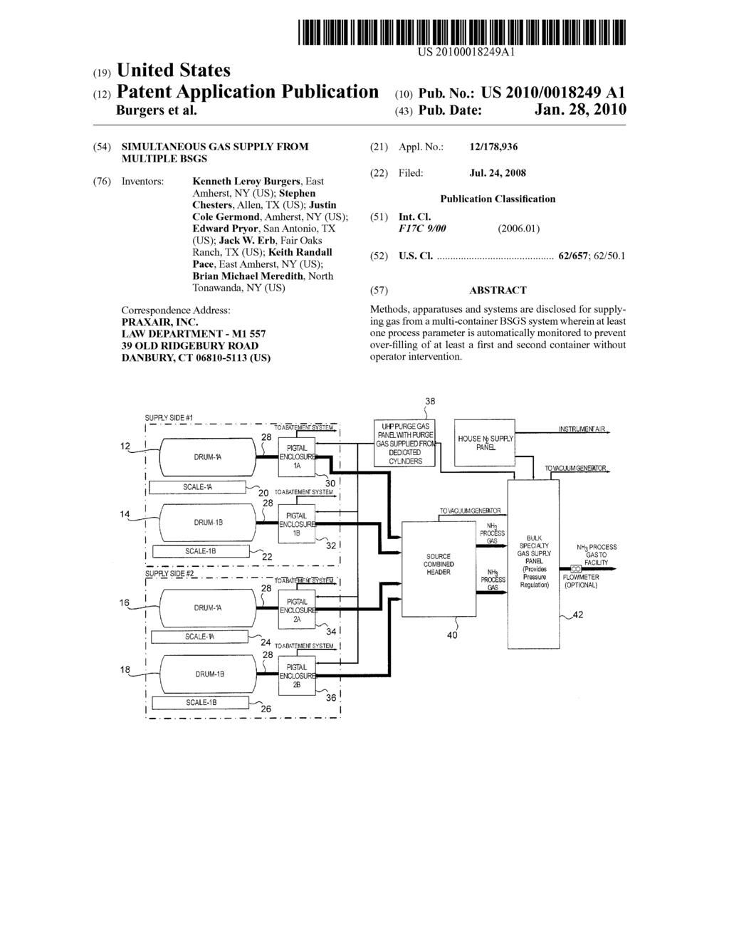 SIMULTANEOUS GAS SUPPLY FROM MULTIPLE BSGS - diagram, schematic, and image 01