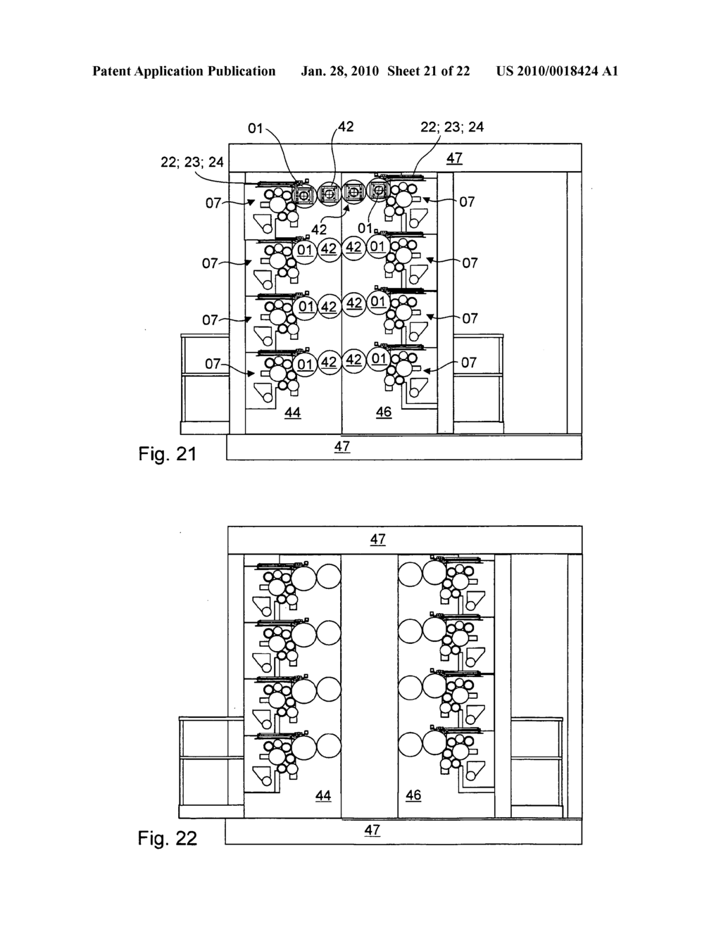 Devices comprising several spaced-apart storage compartments - diagram, schematic, and image 22