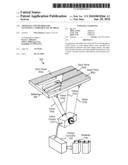 APPARATUS AND METHOD FOR LEVITATING A PORTABLE SOLAR ARRAY diagram and image