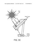 APPARATUS AND METHOD FOR LEVITATING A PORTABLE SOLAR ARRAY diagram and image