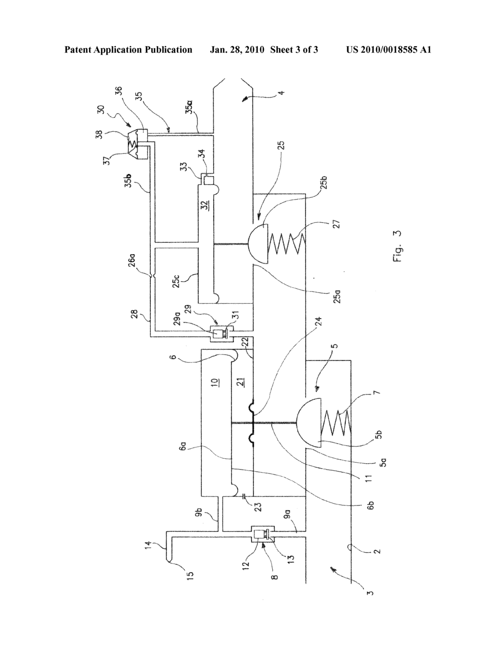 DEVICE FOR CONTROLLING THE DELIVERY OF A COMBUSTIBLE GAS TO A BURNER APPARATUS - diagram, schematic, and image 04