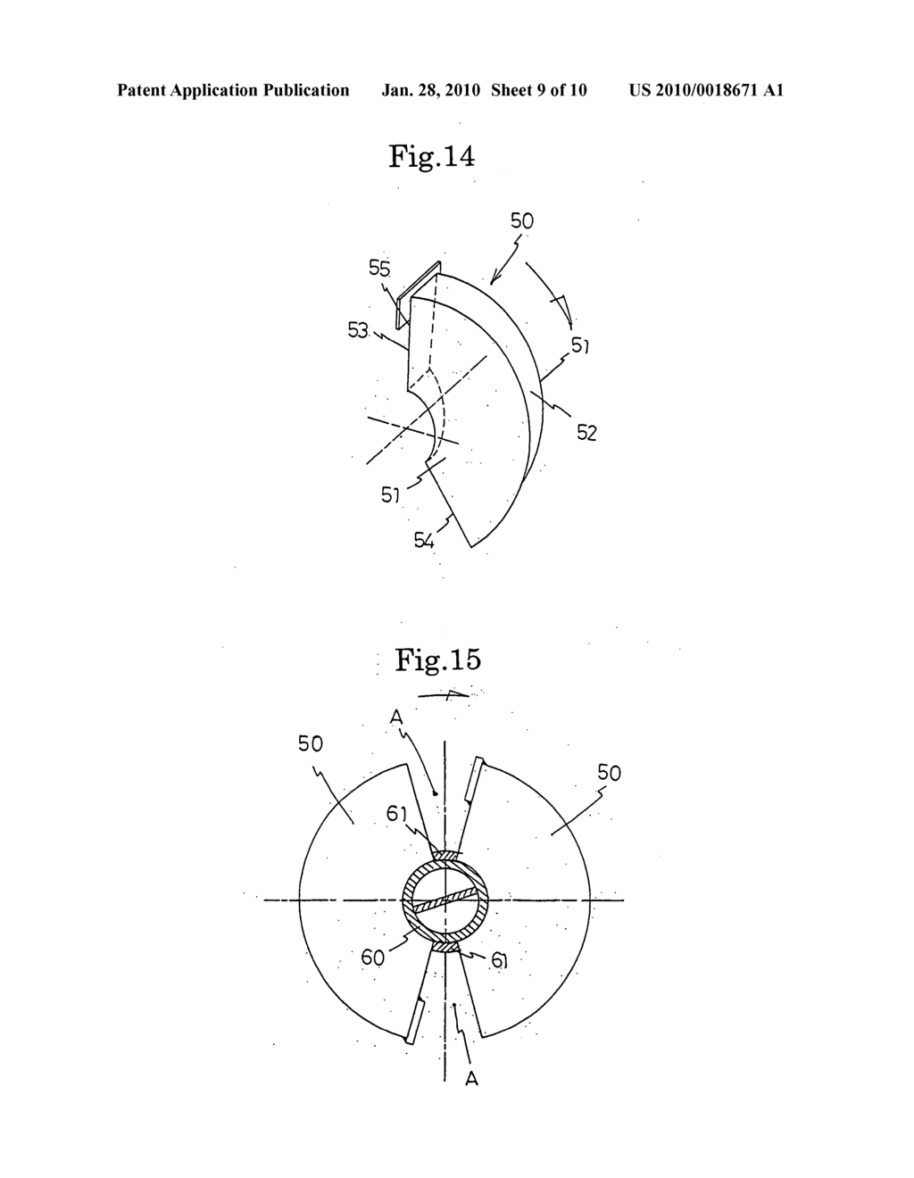 Heat exchanging device for powder, and method for manufacturing the same - diagram, schematic, and image 10