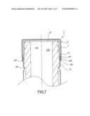 TAMPER EVIDENT CLOSURE FOR CONTAINERS PROVIDED WITH A THREADED NECK diagram and image