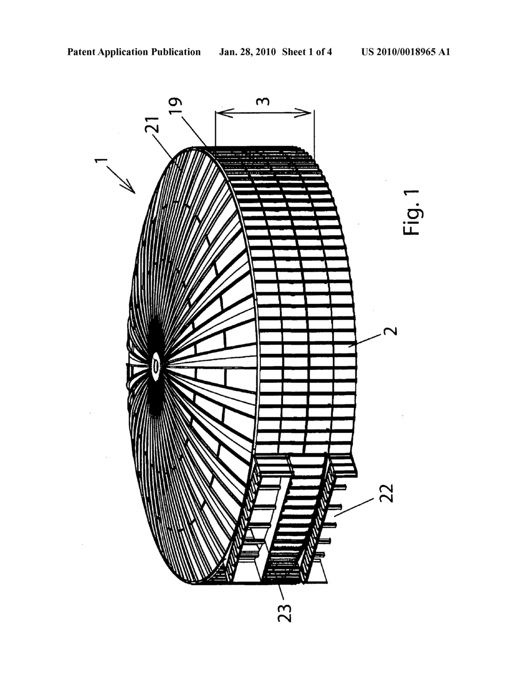 ROUND CONTAINER FOR GERMINATING AND DRYING MALT - diagram, schematic, and image 02